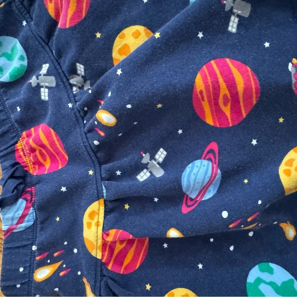 Gymboree Navy Space Print Skirt